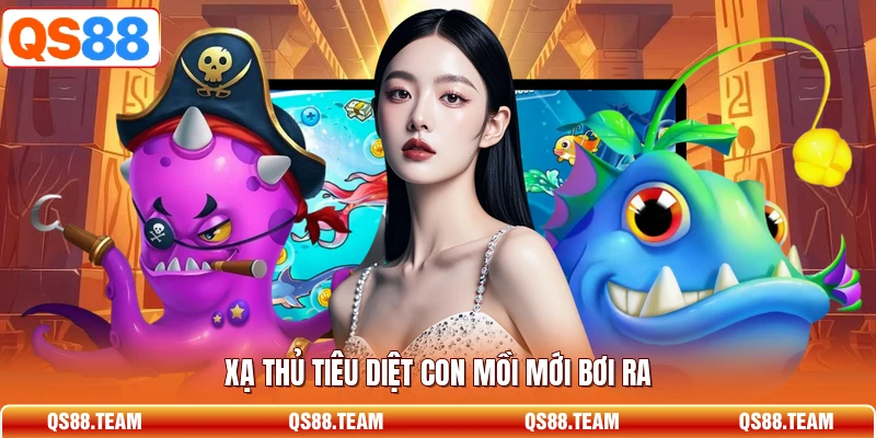 Xạ thủ tiêu diệt con mồi mới bơi ra