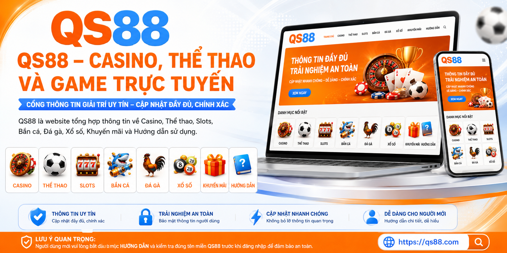 QS88 – Casino, Thể Thao Và Game Trực Tuyến